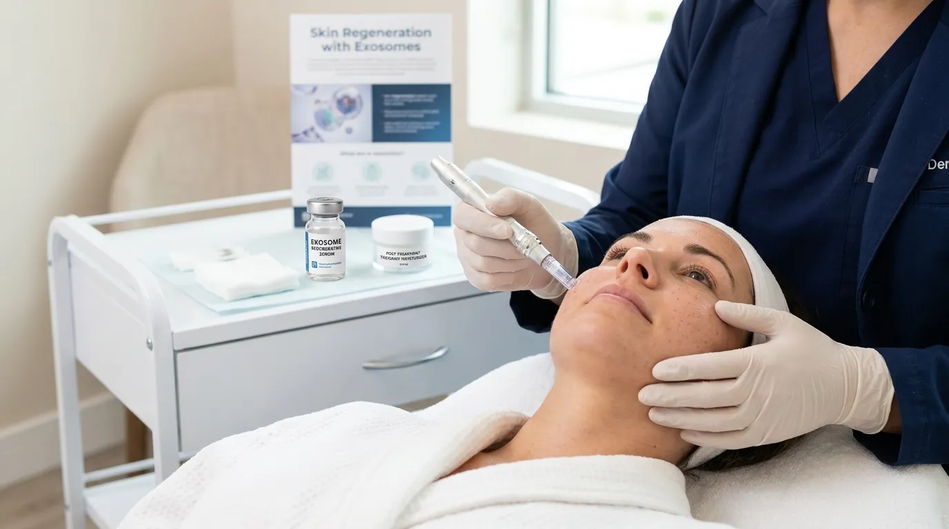 Exosome treatment for skin