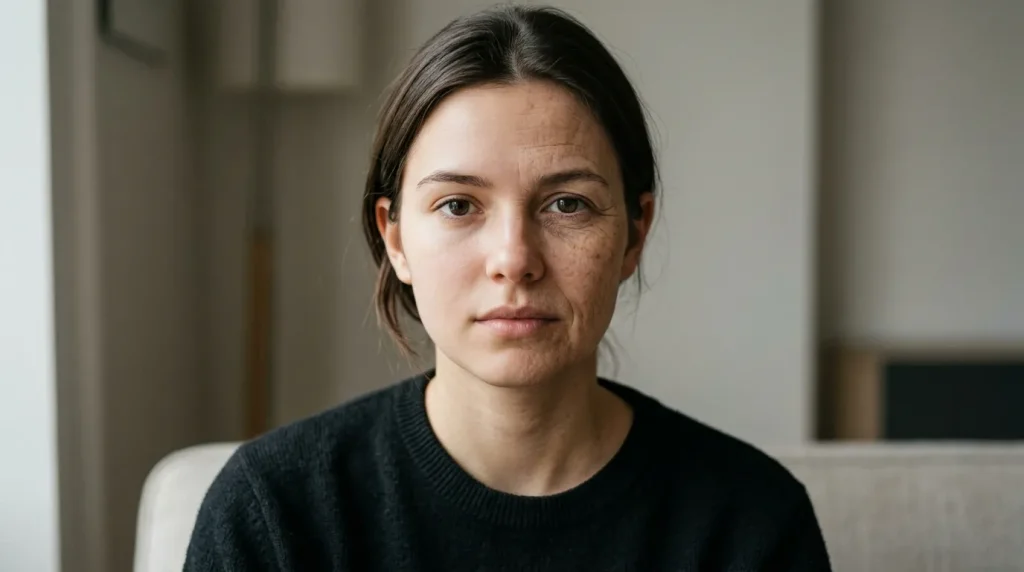 Skin aging due to smoking